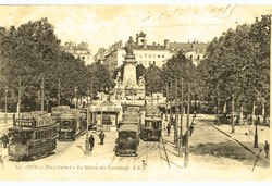 Lyon. Place Carnot, 1915