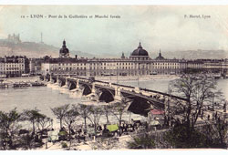 Lyon. Pont de la Guillotière, 1912