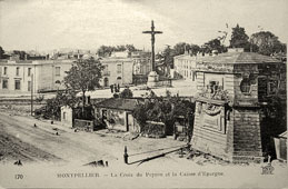 Montpellier. La Croix du Peyrou