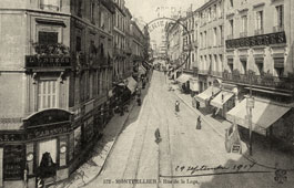 Montpellier. Rue de la Loge, 1914