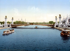 Paris. Universal Exhibition, 1900 - Alexander III Bridge