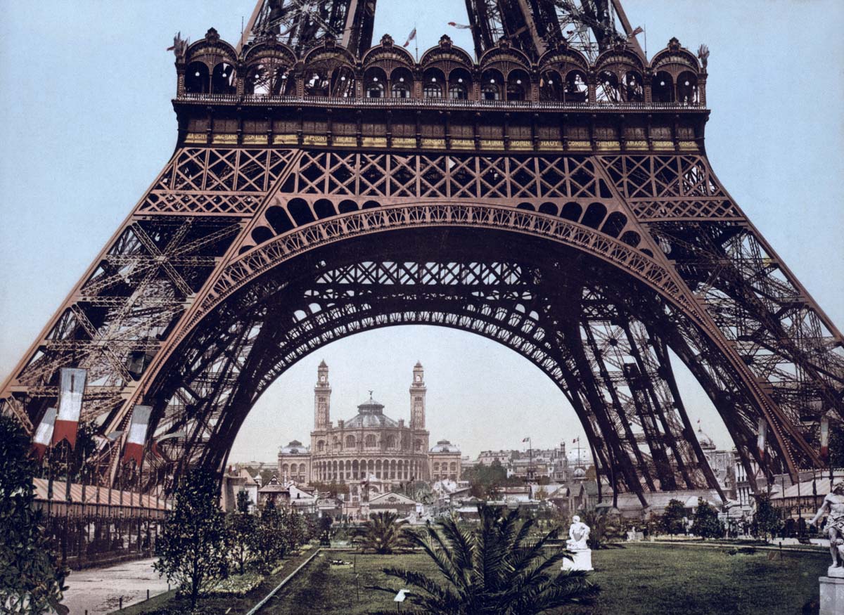 Paris. Universal Exhibition, 1900 - Eiffel Tower and the Trocadero