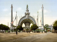 Paris. Universal Exhibition, 1900 - Main entrance