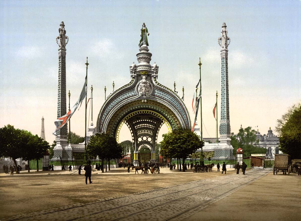 Paris. Universal Exhibition, 1900 - Main entrance