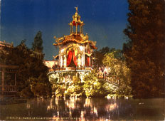 Paris. Universal Exhibition, 1900 - The Palace Lumineux, night