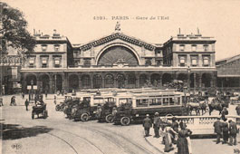 Paris. East railway station