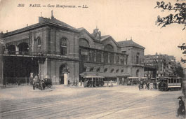 Paris. Railway station Montparnasse