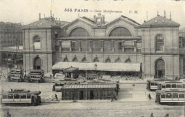 Paris. Railway station Montparnasse