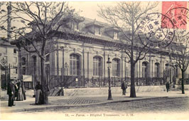 Paris. Trusso Hospital on Michel Bizot Street, 1904