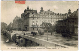Paris. New station Orleans and Palace of the Legion of Honor, 1906