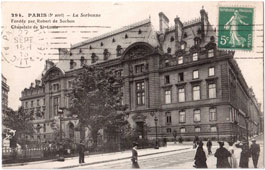 Paris. Sorbonne, founded by Robert de Sorbon, 1916