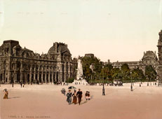 Paris. Louvre, circa 1890