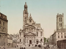 Paris. Saint-Etienne-du-Mont Church, circa 1890
