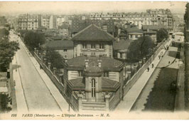 Paris. Montmartre - Breton Hospital, 1916