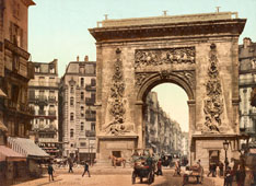 Paris. Gate of Saint-Denis, circa 1890