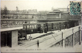 Paris. Metro Station - Bastille, 1907