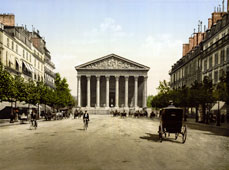 Paris. The Madeleine and Royal Street, circa 1890