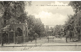 Reims. Entrée du Jardin, 1905