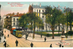 Saint-Étienne. Place de la Badouillère