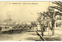 Toulon. Quai du Port Marchand