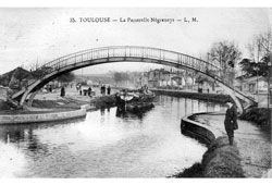 Toulouse. Guartier des Minimes et canal du Midi