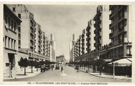 Villeurbanne. Avenue Henri-Barbusse
