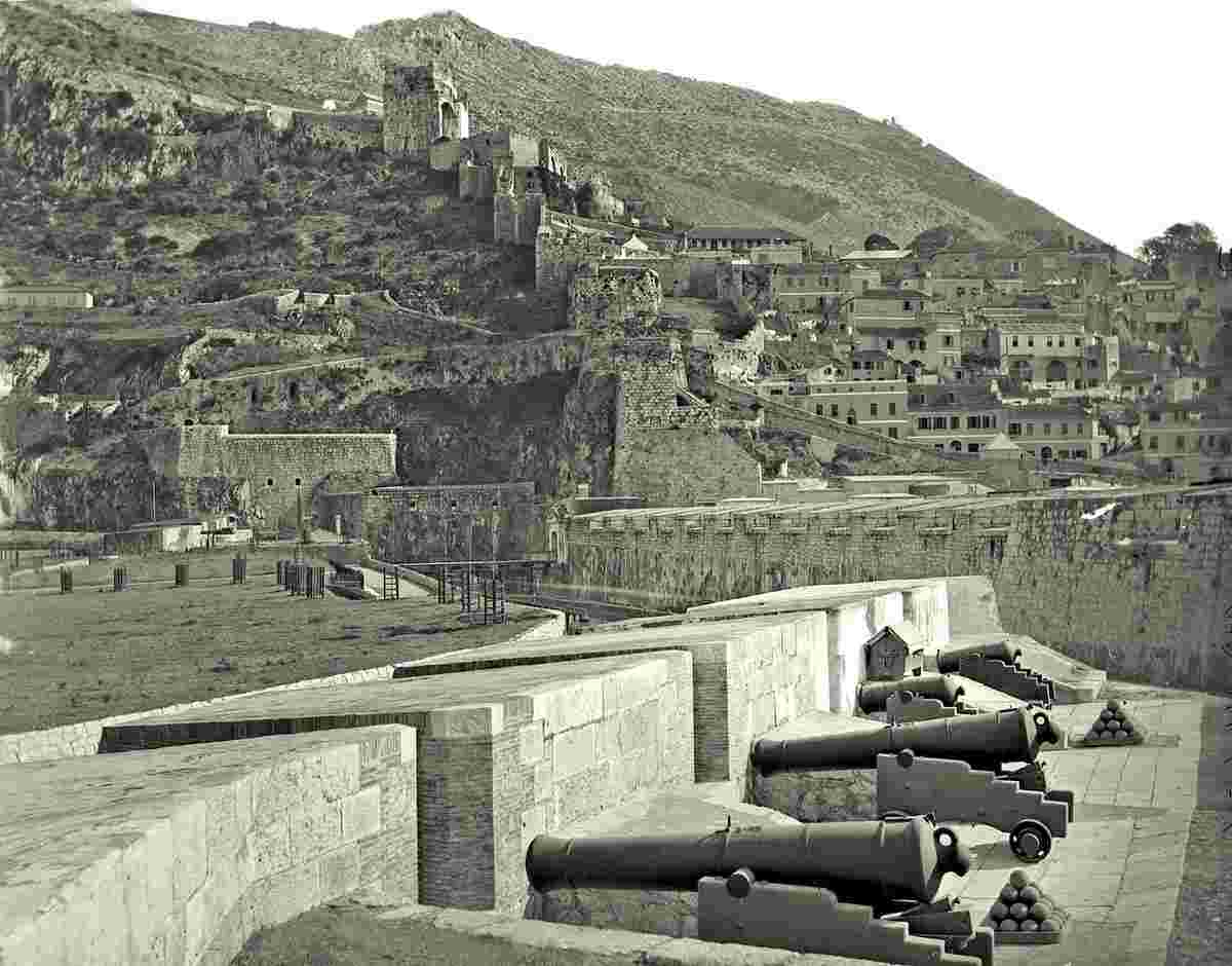 Gibraltar. Fortifications of the Port, 1890