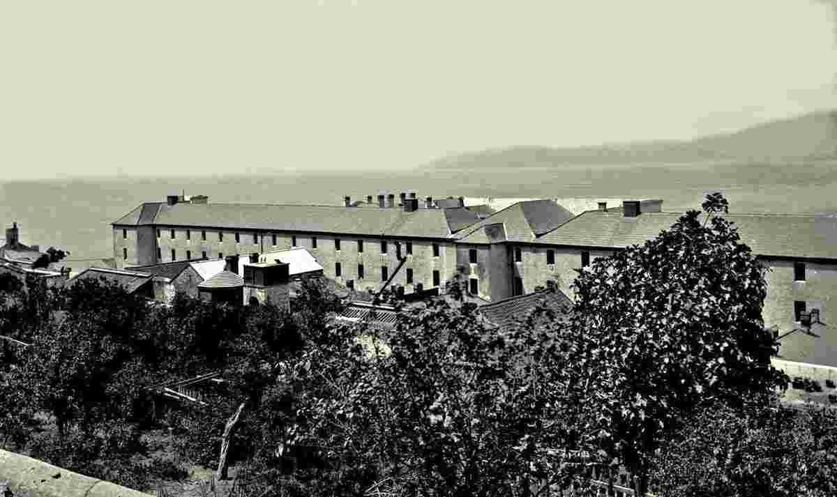 Gibraltar. South barracks, 1870