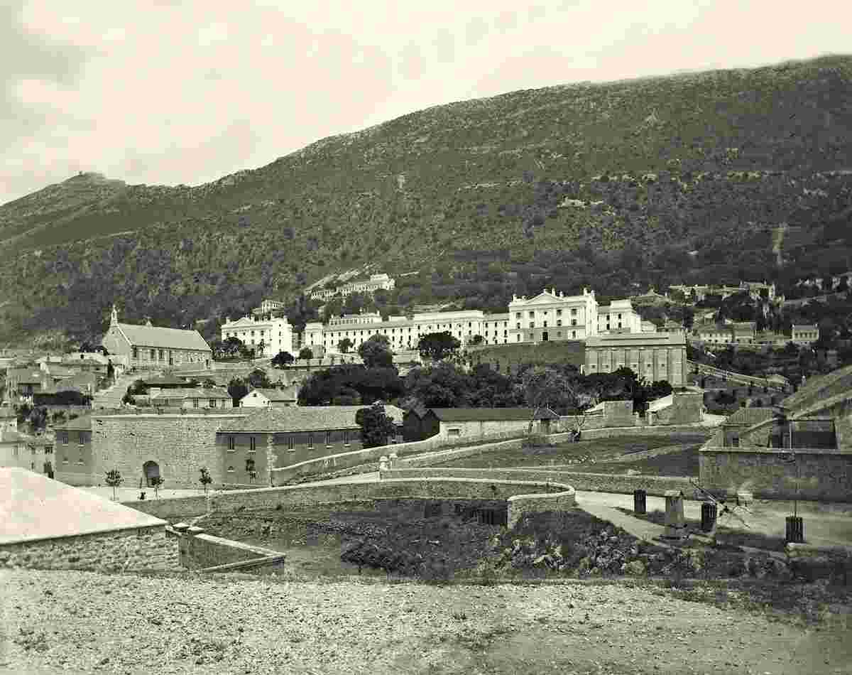 Gibraltar. South barracks, 1890