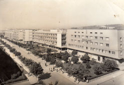 Pristina. Panorama of city street, 1964