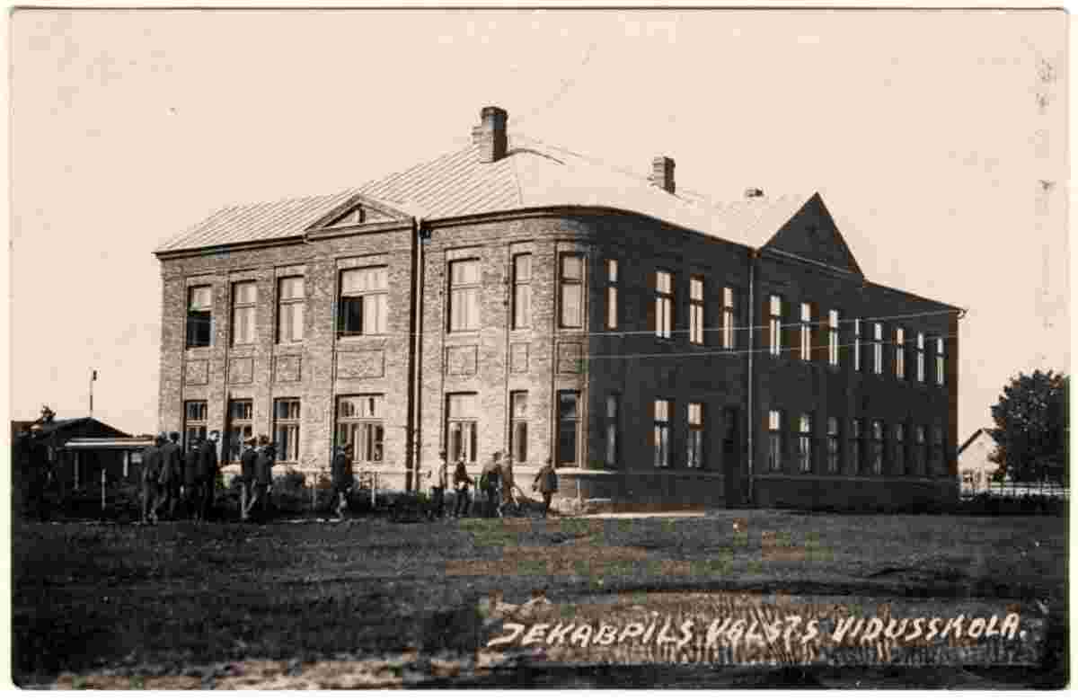 Jekabpils - State High School, 1930s