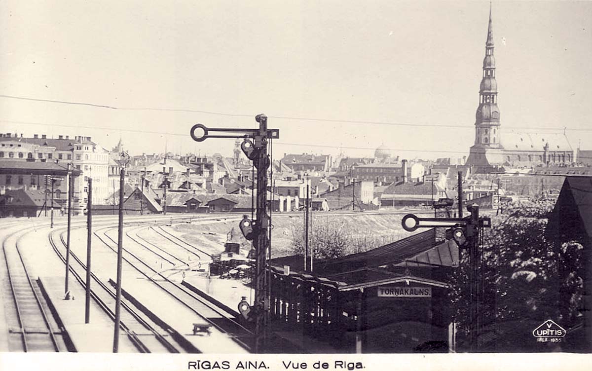 Riga. Railway Station 'Tornakalns', 1935