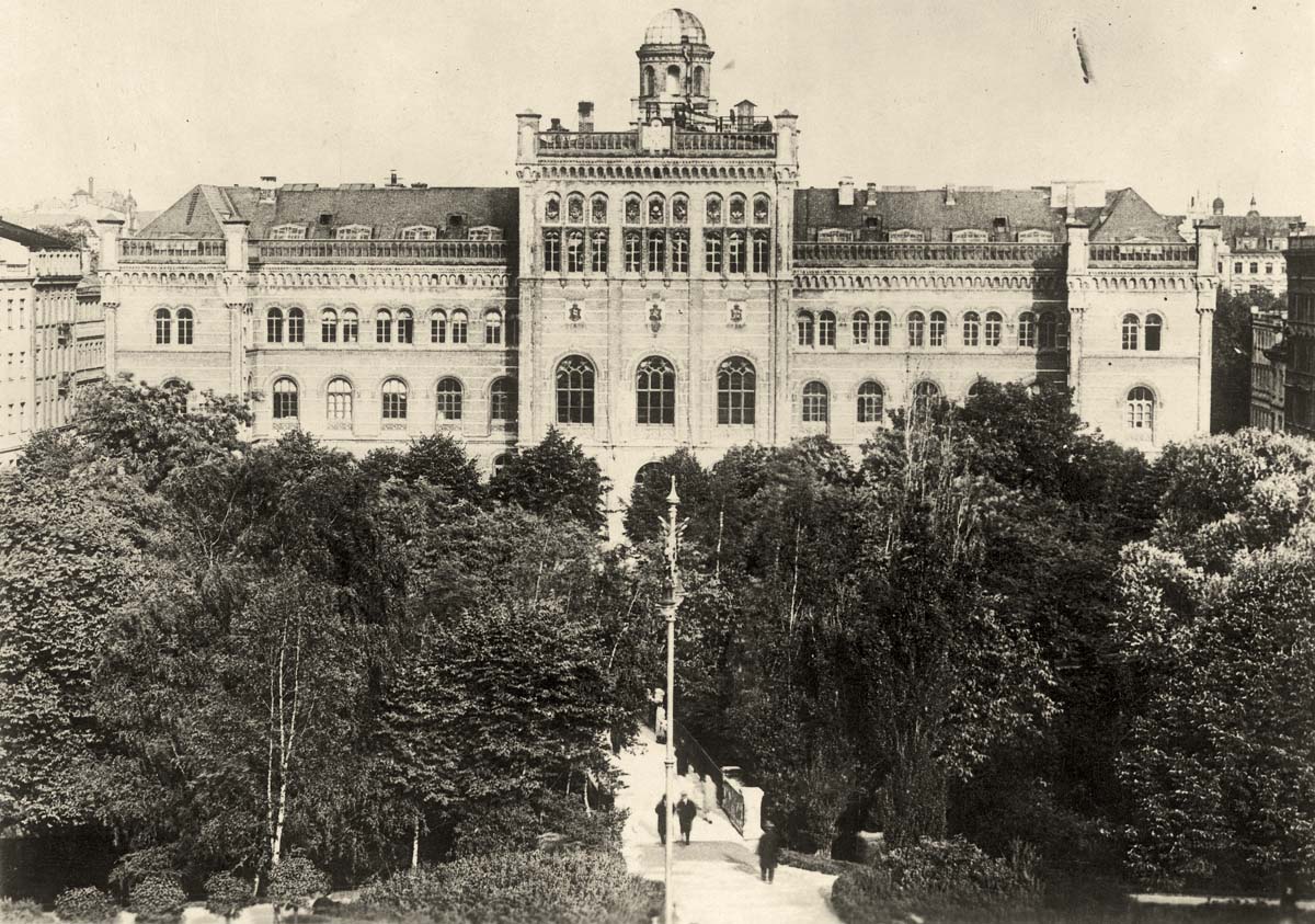 Riga Technical University (Polytechnic School), between 1919 and 1927