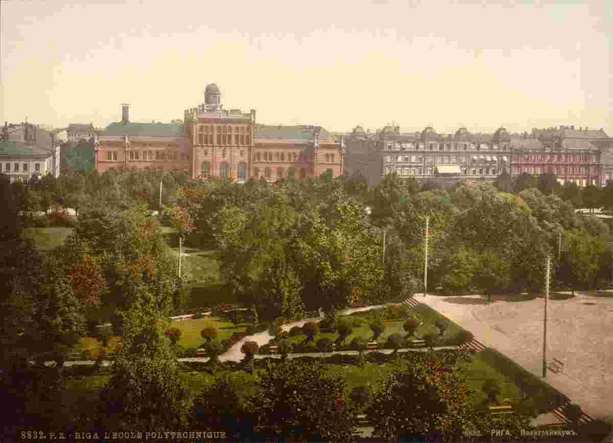 Riga. The Polytechnic School, circa 1890