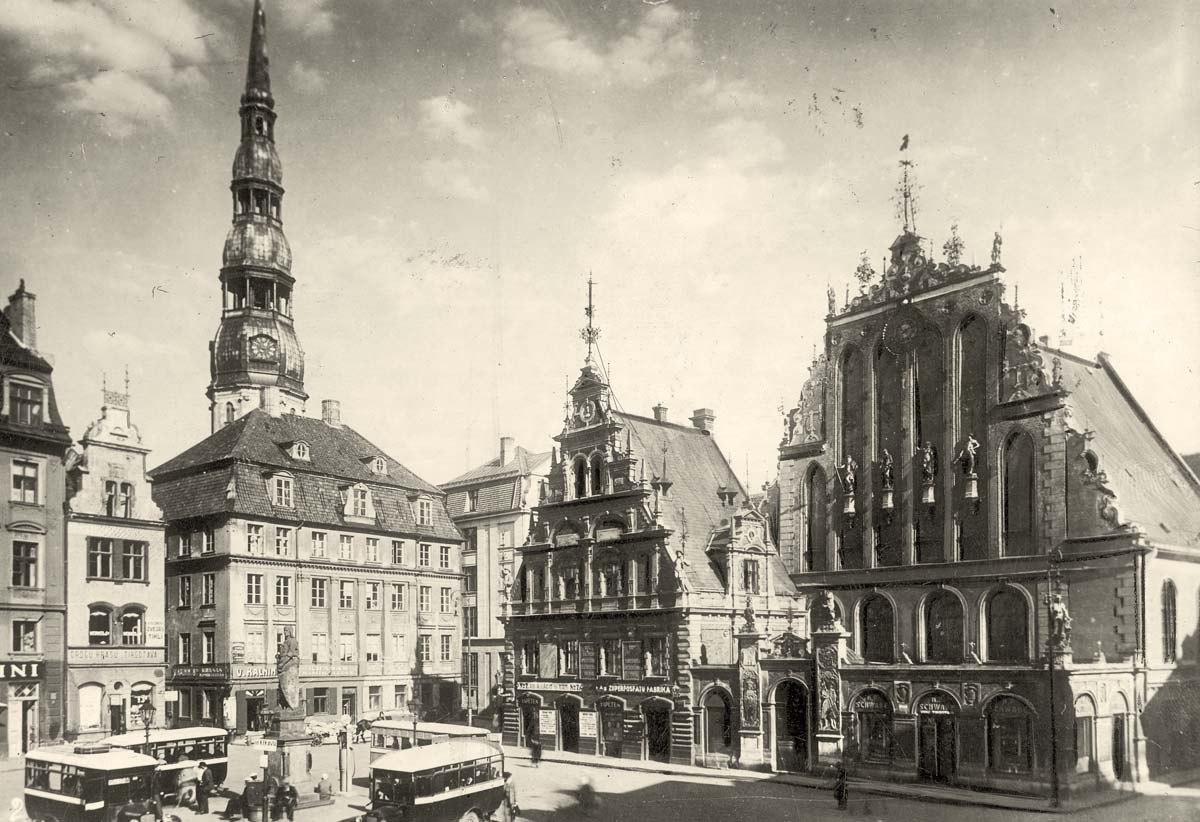 Riga. Town Hall Square, 1931
