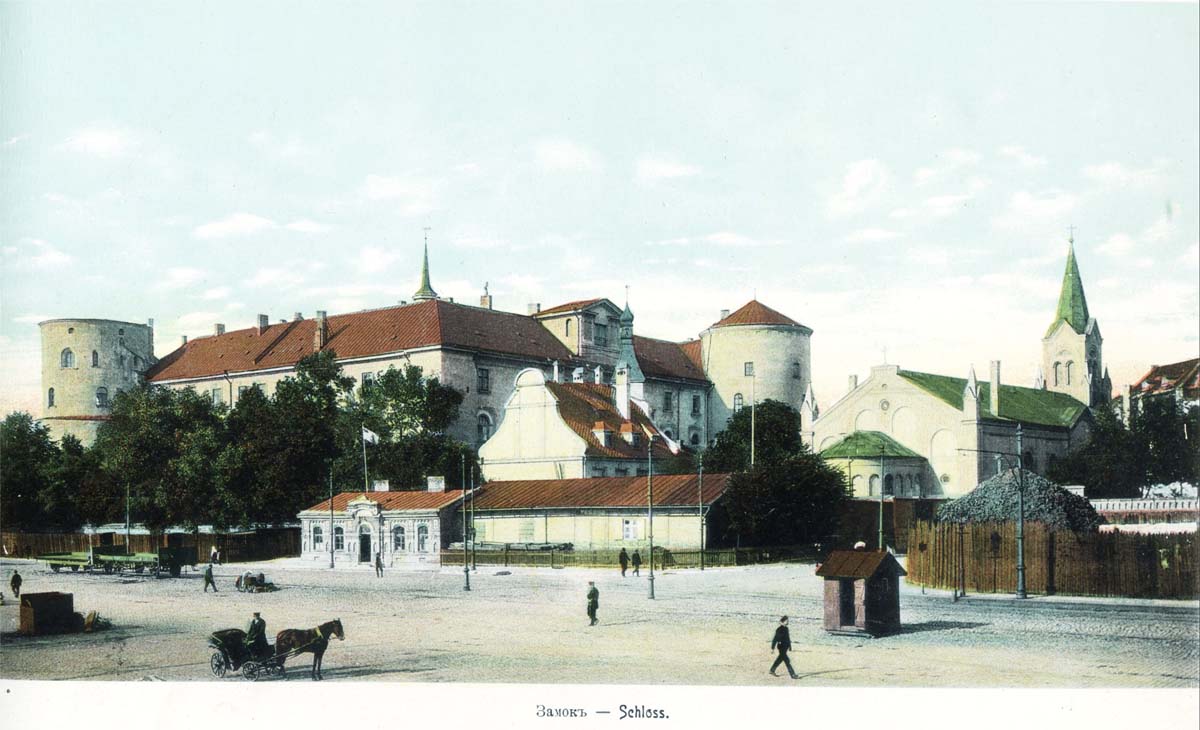 Riga. View by Castle, between 1905 and 1917
