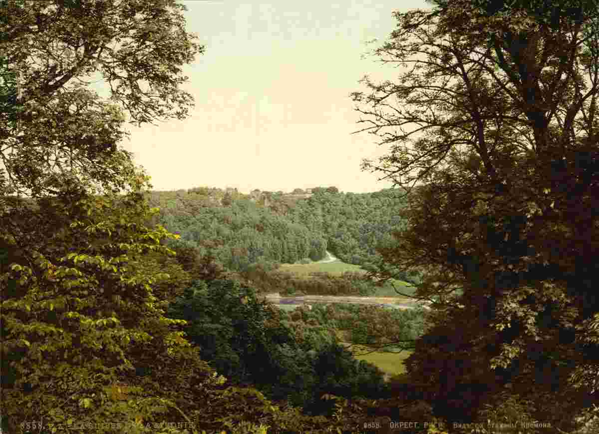 View by environs of Riga from Cremon, (Krimulda), circa 1890