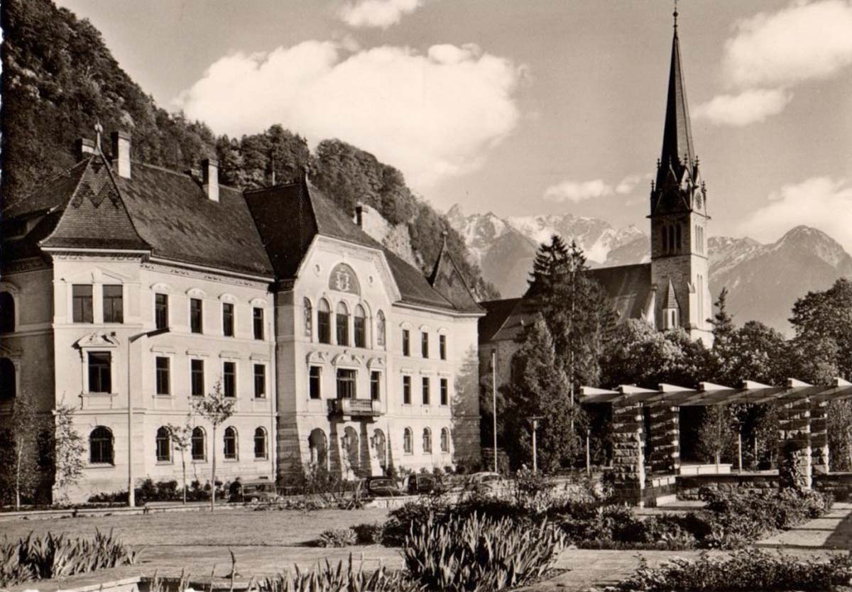 Vaduz. Government building built in 1905