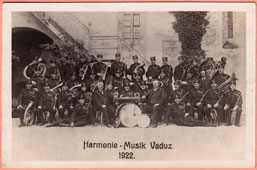 Vaduz. Harmony - Music, Orchestra, 1922