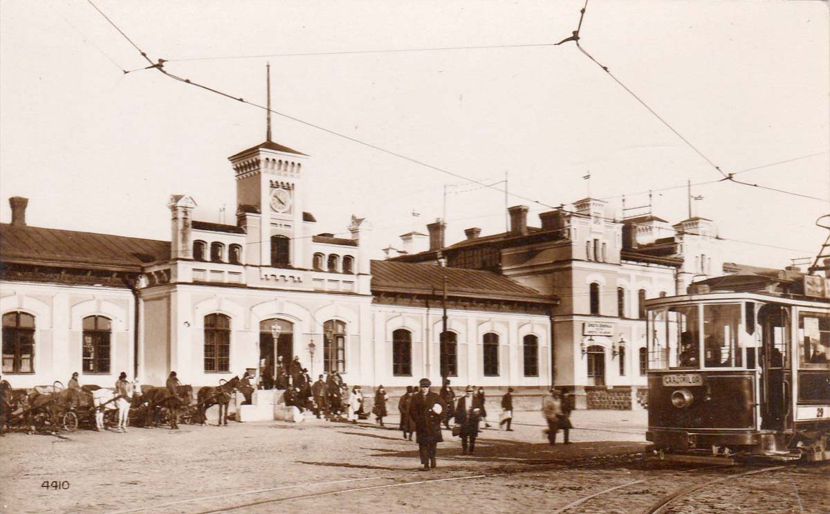 Chisinau (Kishinev). Central Railway Station Square, between 1920 and 1935