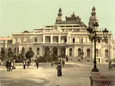 Monte Carlo. Monte Carlo Casino, circa 1890