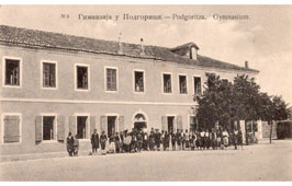 Podgorica. High School (Gymnasium), 1913