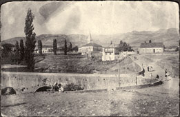 Podgorica. Panorama of the city, 1917
