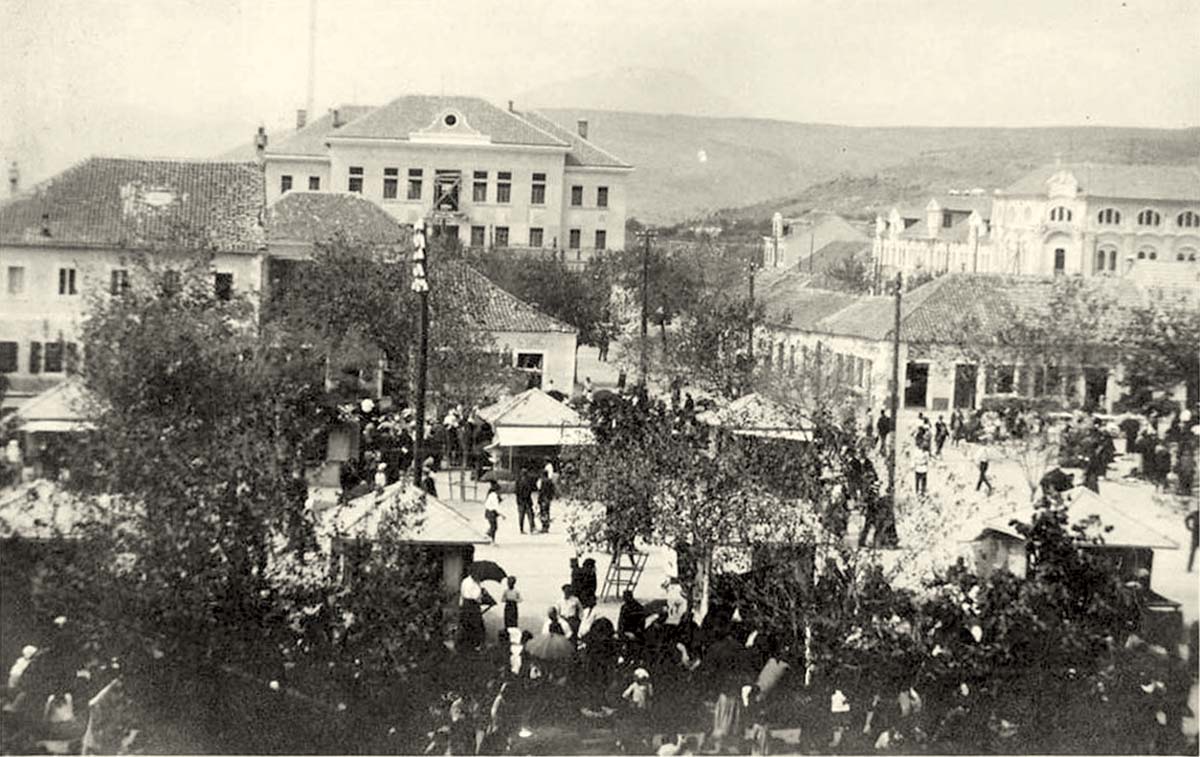 Podgorica. Panorama of the city, 1931