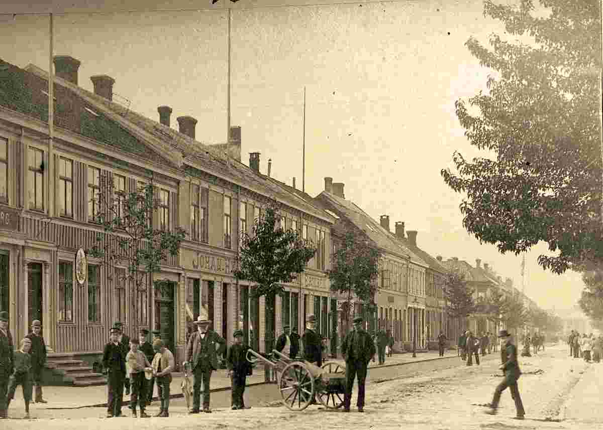 Trondheim. Olav Tryggvasons gate, 1893