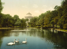 Warsaw. Garden of Saxony, circa 1890