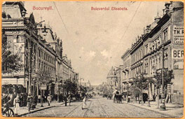 Bucharest. Elizabeth Boulevard, 1908