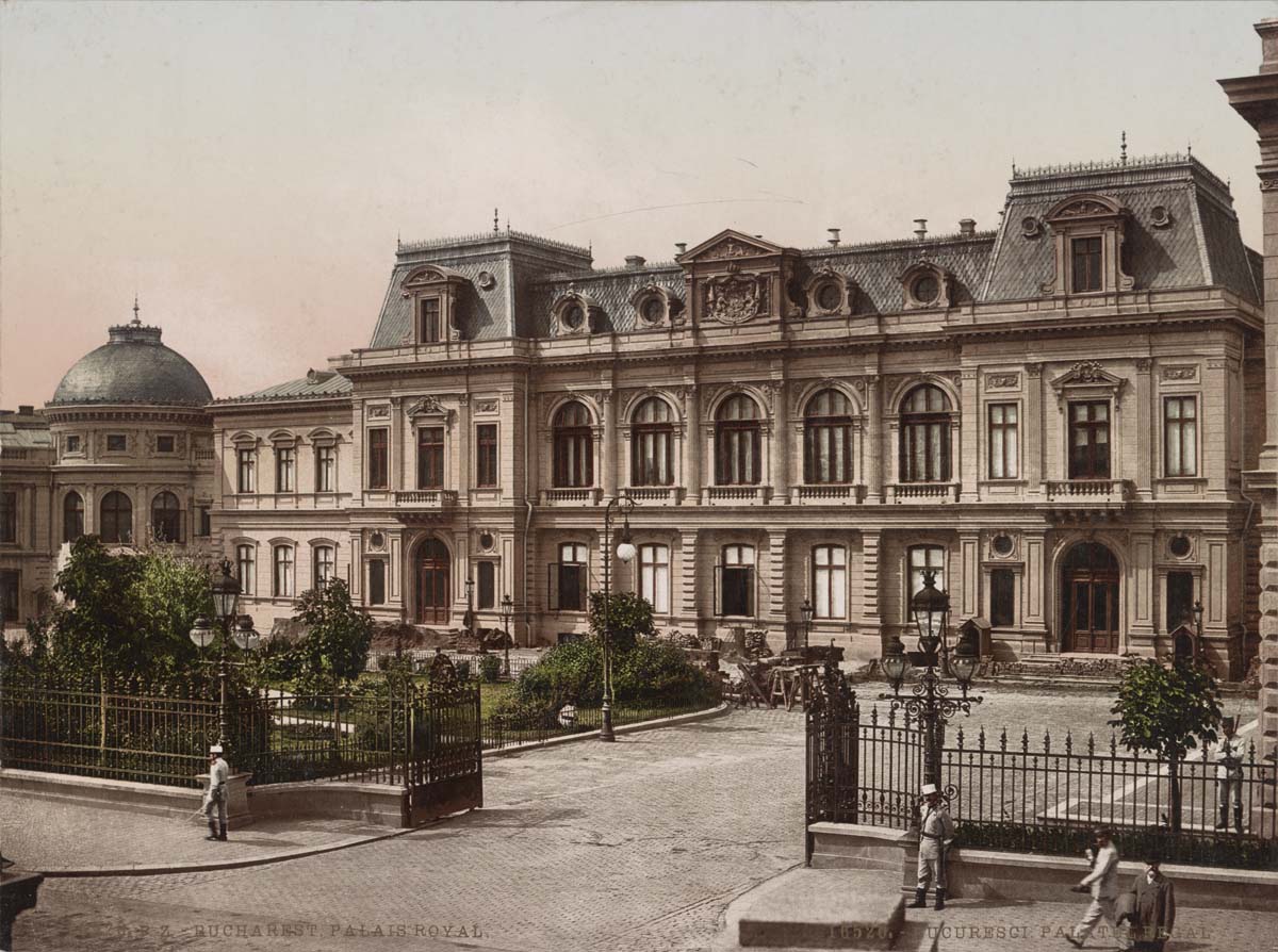 Bucharest. Royal Palace (Palatul Regal), between 1890 and 1906