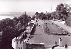 Belgrade. Kalemegdan - Park and Belgrade fortress, 1950