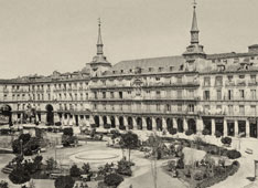 Madrid. Plaza Mayor, circa 1860